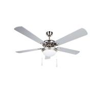 Orbegozo CP 83132 Ventilatore da soffitto con luce - Silenzioso ed efficiente - 5 pale reversibili - Nouvo