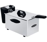 ORBEGOZO FDR 25 2 5 L 2000 W inox FRIGGITRICE, capacità 2,5 l, Max potenza 2000 W, da 45 °C a 180 °C, Acciaio inox
