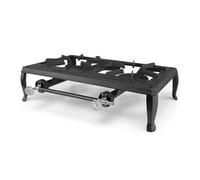 Orbegozo FO 6200 Hornillo a Gas Portatil - Potente y Resistente para Uso Exterior - Parrilla de Hierro Fundido - Seguro y Pract