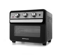 ORBEGOZO HOF 220 - Friggitrice Senza Olio, 22 l, Timer 60 min, 6 modalità, regolatore di Temperatura, Accessorio ruggidore, Potenza del Forno da 1600 W e friggitrice da 1700 W, Nero e Grigio