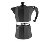 Caffettiera Orbegozo KFN 610 in Alluminio Nero - Capacità di Sei Tazze - Utilizzabile su Fornelli a Gas, Elettrici e in Vetroc