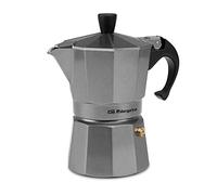 Orbegozo KFS 920 - Caffettiera in alluminio, capacità 9 tazze, manico ergonomico, valvola di sicurezza, filtro estraibile