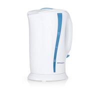 Orbegozo KT 5002, bollitore elettrico, 750-900 W, capacità 1 litro, senza BPA, caraffa rimovibile, filtro nel coperchio, protezione dal surriscaldamento, resistenza sommersa, colore bianco
