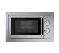 Orbegozo MIG 2033, Microonde, 800 W, grill da 1000 W, 9 livelli operativi, capacità 20 litri, programma di scongelamento, timer manuale 30 minuti, incasso, acciaio inossidabile