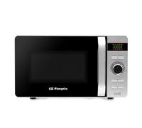 Orbegozo MIG 2052 - Microonde digitale con grill, 20 litri, base liscia, senza piatto girevole, tecnologia Flatbed interno in ceramica, potenza 700 W, grill 800 W, 8 menù, display LED