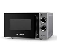 Orbegozo MIG2550, 20 litri di capacità, 5 livelli 3 funzioni combinate, potenza 700 W microonde e 900 W grill, acciaio inox