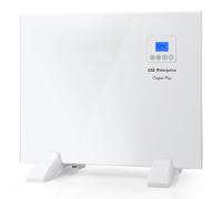 Orbegozo REH 500 con Pannello Radiante - Design Sottile in Bianco - Telecomando - Programmazione Giornaliera e Settimanale - Protezione dal Surriscaldamento - Potenza 500W