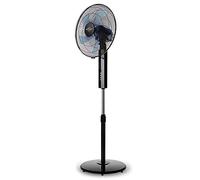 Orbegozo SF 0244 -ventilatore a piantana, telecomando, silenzioso, 240 V, 5 pale 40 cm, spegnimento programmabile fino a 7,5 h, 3 velocità, nero