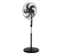 Orbegozo SF 0249, ventilatore a piantana, telecomando, timer, funzione oscillante, silenzioso, 5 pale, 60 W, 3 velocità, Multicolor