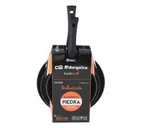 Orbegozo SFB 8300 - Set di 3 padelle in alluminio forgiato, diametro 18, 22 e 26 cm, superficie antiaderente, colore nero