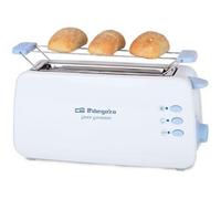 Orbegozo TO 4012 2 fetta/e 800 W Blu Bianco