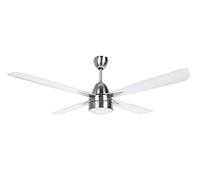 Ventilatore da soffitto in acciaio inox Orbegozo CP 71132 - Potente e decorativo - Sistema di ventilazione reversibile - 3 velo