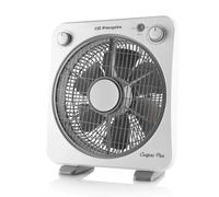 ORBEGOZO VENTILATORE A SCATOLA DIMENSIONE PALE 30 CM 6 PALE PER UN MAGGIORE FLUSSO D'ARIA GRIGLIA DI PROTEZIONE, ROTAZIONE A DOPPIO SENSO 3 VELOCITÀ DI VENTILAZIONE SILENZIOSO DESIGN COMPATTO ED