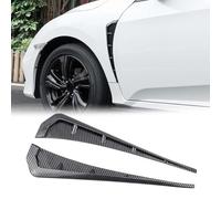 ORBHES Adesivi per Prese d'Aria Laterali parafango Auto, Compatibile con BMW 2 3 5 6 7 Series GT5 M4 M5 X1 X2 X3 X5 X5M X6 X6M X7, Accessori Auto,Carbon Fibre
