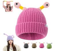 ORBHES Winter Parent-Child Cute Glowing Little Monster Knit Hat,Monster Tentacle Hat,Funny Glowing Monster Knitted cap Winter Warm Cold Weather Hat-J