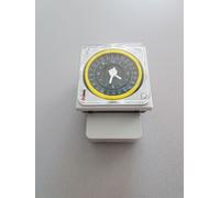 ORBIS ALPHA 270123 INTERRUTTORE ORARIO A CAVALIERI PARETE QUADRO DIN C/SELETTORE