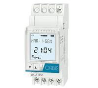 Orbis DATA interruttore orario digitale 2 moduli OB174012