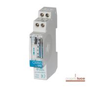 Orbis UNO QRD Interruttore Orario con cavalieri 1 Modulo OB400232 guida Din