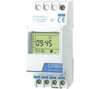 Orbis DATA MICRO + 230 VAC interruttore orario digitale 1 relè temporizzatore