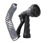 Orbit 27560 Coil Garden Hose, 50 ft, Gray