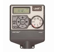 Orbit 28964 Easy Dial 4-Station Indoor Sprinkler Controller | Facile programmazione del quadrante per irrigazione interna a 4 zone con programmi di irrigazione personalizzati e