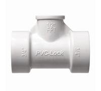 Orbit 34772 FPT PVC-Lock Tee, 3/10,2 cm x 1/5,1 cm