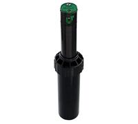 Orbit 55069 Irrigatore Saturn III a Medio Raggio, con beccuccio preinstallato, 5,5 x 5,5 x 17 cm, Colore: Nero e Verde