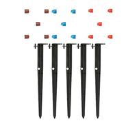 Orbit 65140 - Confezione da 5 microirrigatori con ugelli a scatto, 1/2 e 1/4