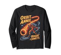 Orbit Annie che combatte la corda del fuoco della cometa nella galassia stellata Maglia a Manica