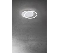 Orbit plafoniera piccola rotonda led 43w bianca moderna