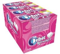 Orbit Refreshers Bubblemint - Chewing Gum Senza Zucchero, Aroma Frutta & Menta, 12 Confezioni da 8 Pezzi (Totale 214,8 g)