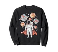 Orbiting Planets Fancy Astronaut Top Hat Universe Magic Fun Felpa
