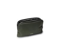 Orbitkey Borsa portaoggetti espandibile da scrivania, colore verde oliva, pannello di accesso pieghevole, passante per penna, materiale riciclato resistente all'acqua, organizer autoportante per