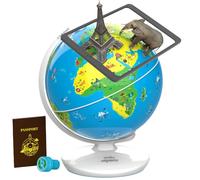 Orboot Earth by PlayShifu (App Based): globo interattivo AR per bambini, giocattolo STEM per ragazzi e ragazze età 4-10 | Giocattolo educativo regalo (senza frontiere, nessun nome sul globo)