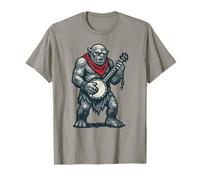 Orc Banjo Player Funny Fantasy Evil Troll Music Maglietta