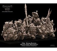 Orc Boar Riders Multi-Part Regiment - Wargames - 9th age - d&d - Tabletop