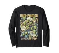 Orc Protest Fantasy Mini Pittore Divertente Rpg Airbrush Painting Maglia a Manica