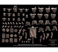 Orc Warriors Multi-Part Regiment - Wargames - 9th age - d&d - Tabletop