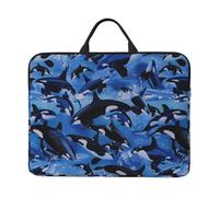 Orca assassina, Custodia per laptop da 14 pollici, borsa per notebook, custodia per laptop, valigetta con maniglia