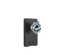 Orca, balena, animale oceanico, stile Van Gogh, notte stellata PopSockets PopWallet per MagSafe