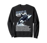 Orca Balena Biologia Marina Fauna Selvatica Ocean Predator Felpa