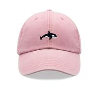Orca Balena Cappello Baseball Vintage Slavato Unisex Papà Killer Divertente Mum