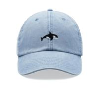 Orca Balena Cappello Baseball Vintage Slavato Unisex Papà Killer Divertente Mum