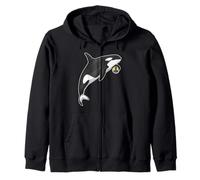 Orca Giocatore di Pallamano Pallamano Sport Felpa con Cappuccio