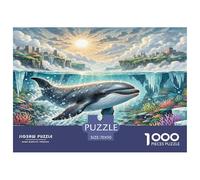 Orca Jigsaw Puzzle Impossibili 1000Pcs Decorazione Per La Casa. Rilassamento E Intelligence Per Adulti E Bambini Da 12 Anni 70x50cm/1000pcs