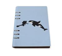 Orca Killer Whale Immersione Subacquea Notebook Ricaricabile per Studio Lavoro
