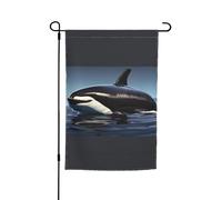 Orca Killer Whale Stampa Bandiera Giardino Prato Villa Bandiera Decorativa Per Esterno Cortile Casa Esterno Patio Prato Decor