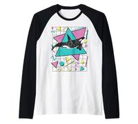Orca Killer Whale Vintage anni '90 retrò anni '90 vibrazioni estetiche Maglia con Maniche Raglan
