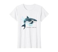 Orca Maglietta, Donna, Bianco, L