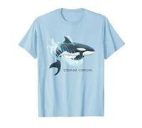 Orca Maglietta, Uomo, Celeste, S